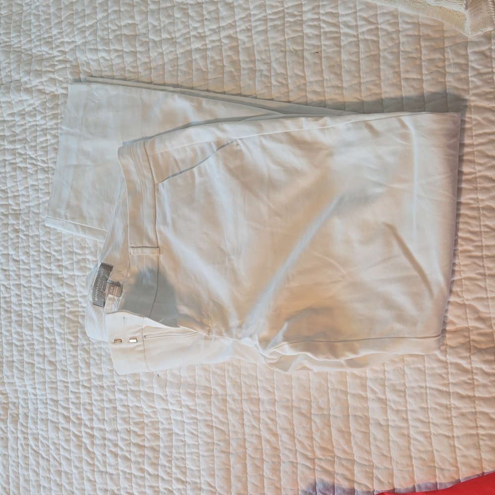 Banana Republic Ryan Fit White Pants